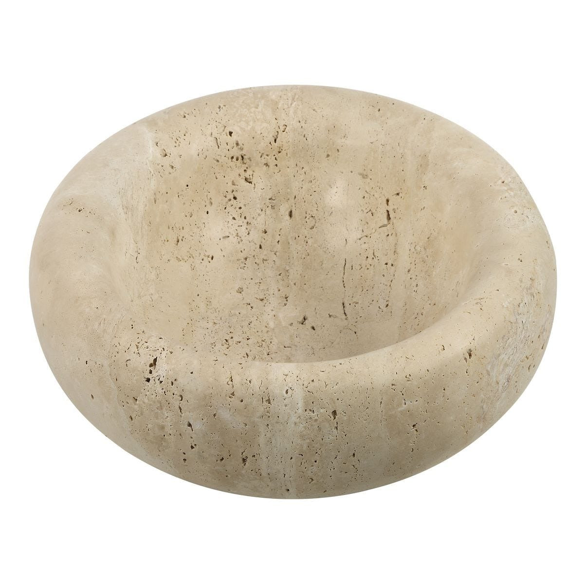 Uttermost Swaddle Bowl - Travertine Large
