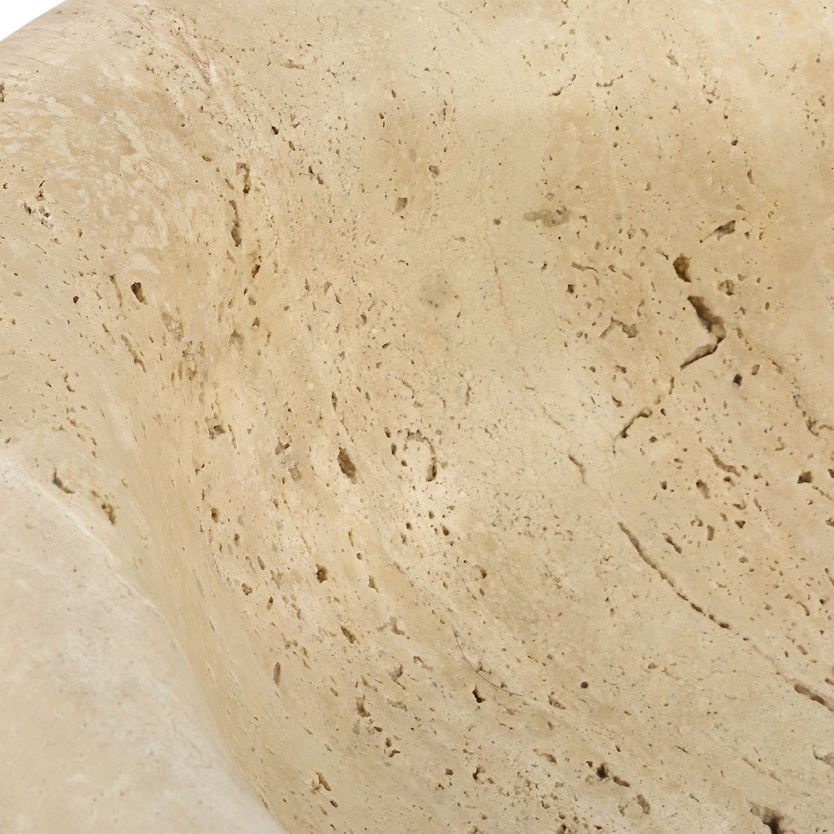 Uttermost Swaddle Bowl - Travertine Large
