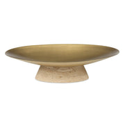 Coup de Grace Low Bowl - Travertine