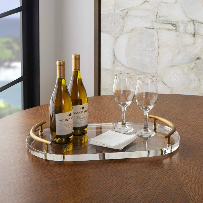 Uttermost Crystal Clear Tray