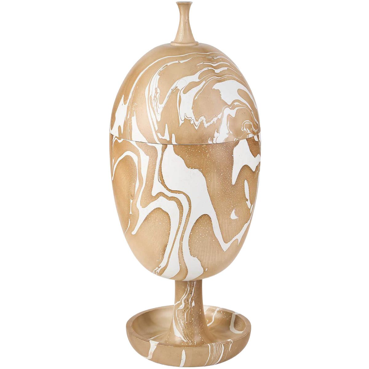 Hadden Hall Urn in Latte Swirl