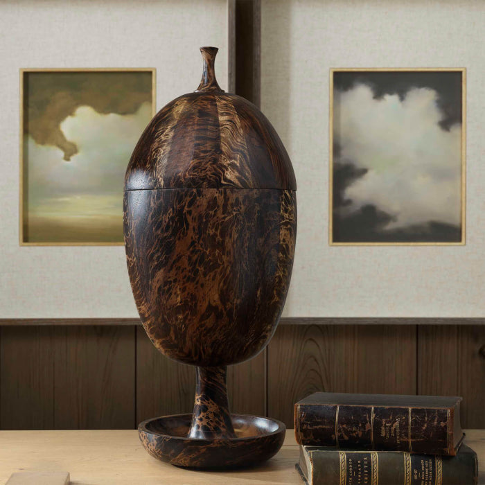 Uttermost Hadden Hall Urn in Tortoise