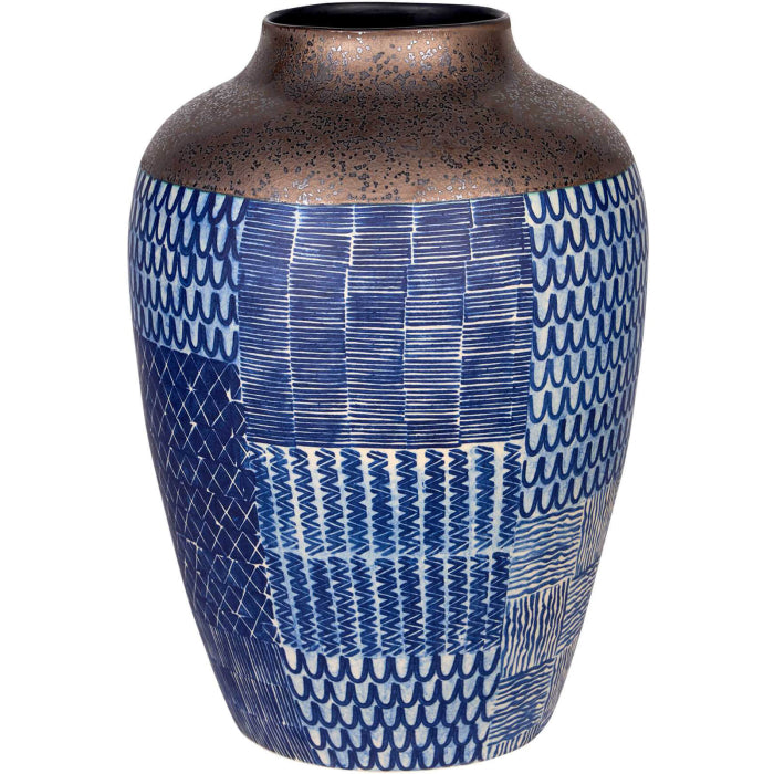 Uttermost Ikat Quilt Vase
