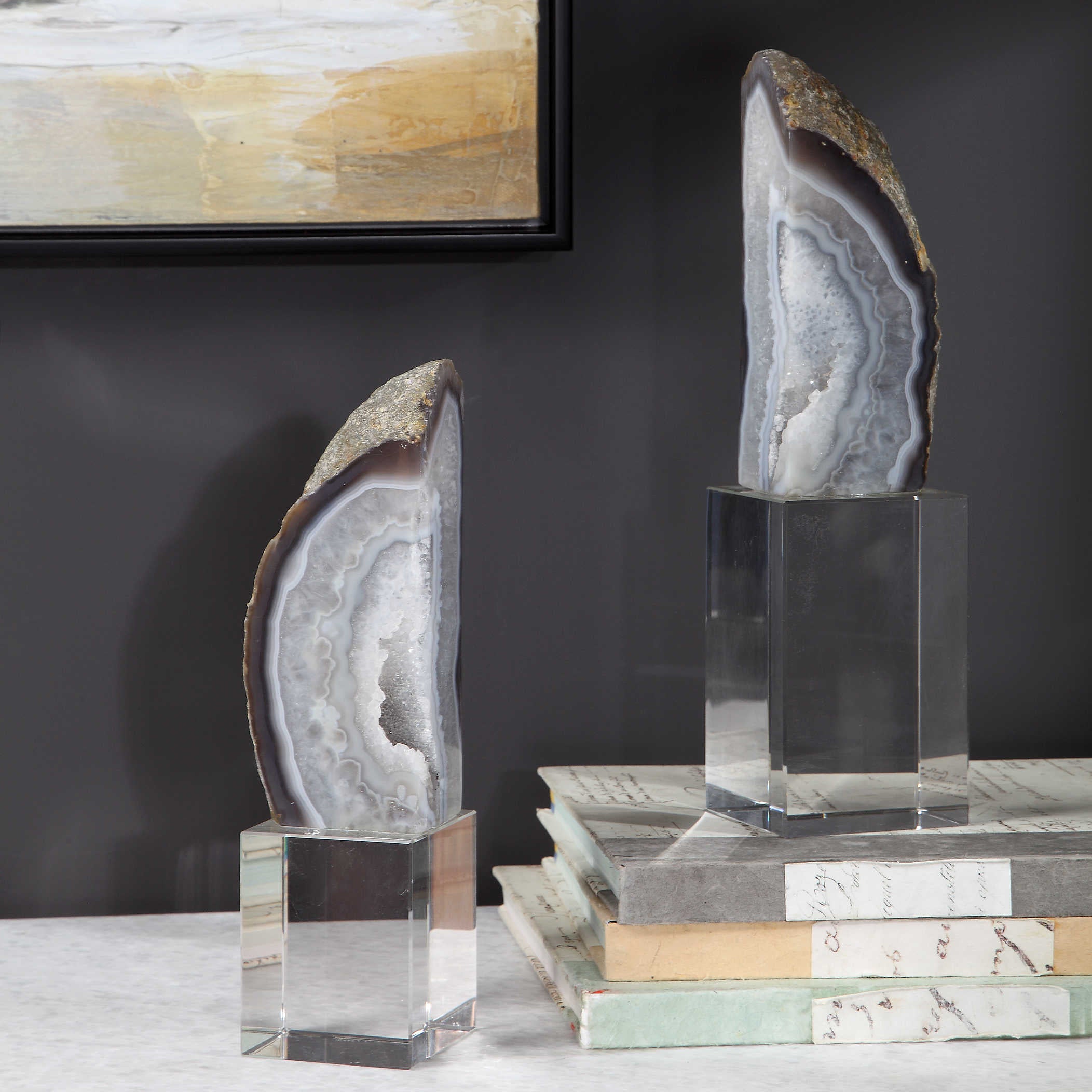 Uttermost Amiya Bookends, Set of 2