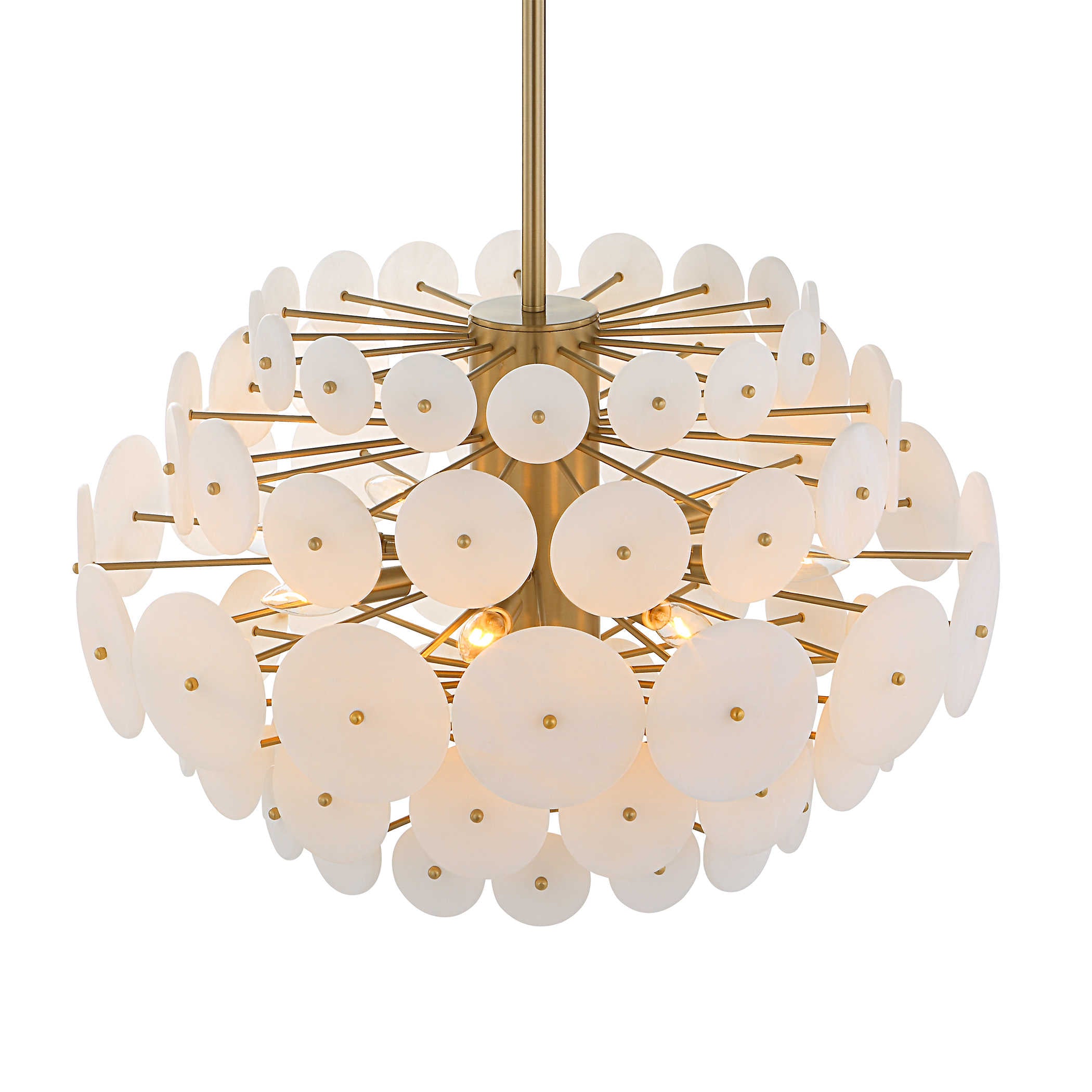 Uttermost Alabaster Radiance 8 Light Pendant