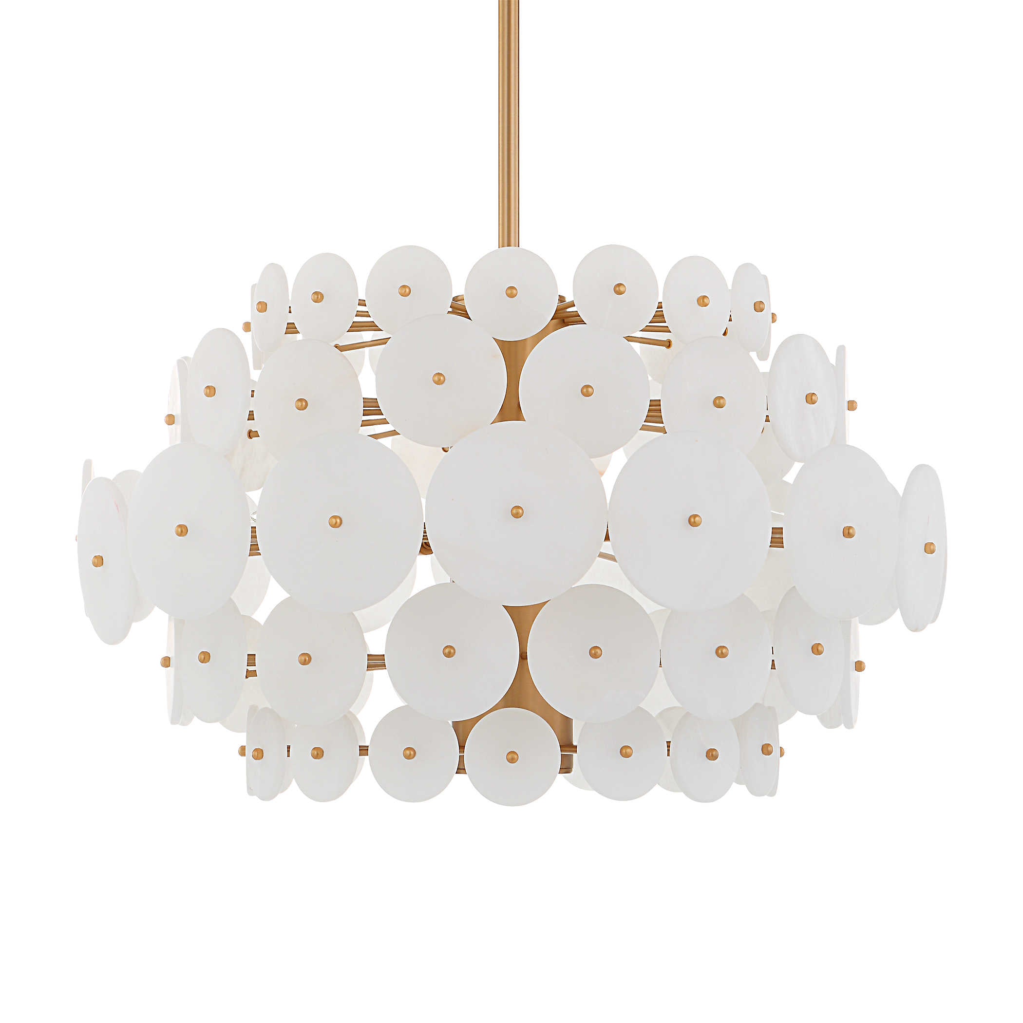 Uttermost Alabaster Radiance 8 Light Pendant