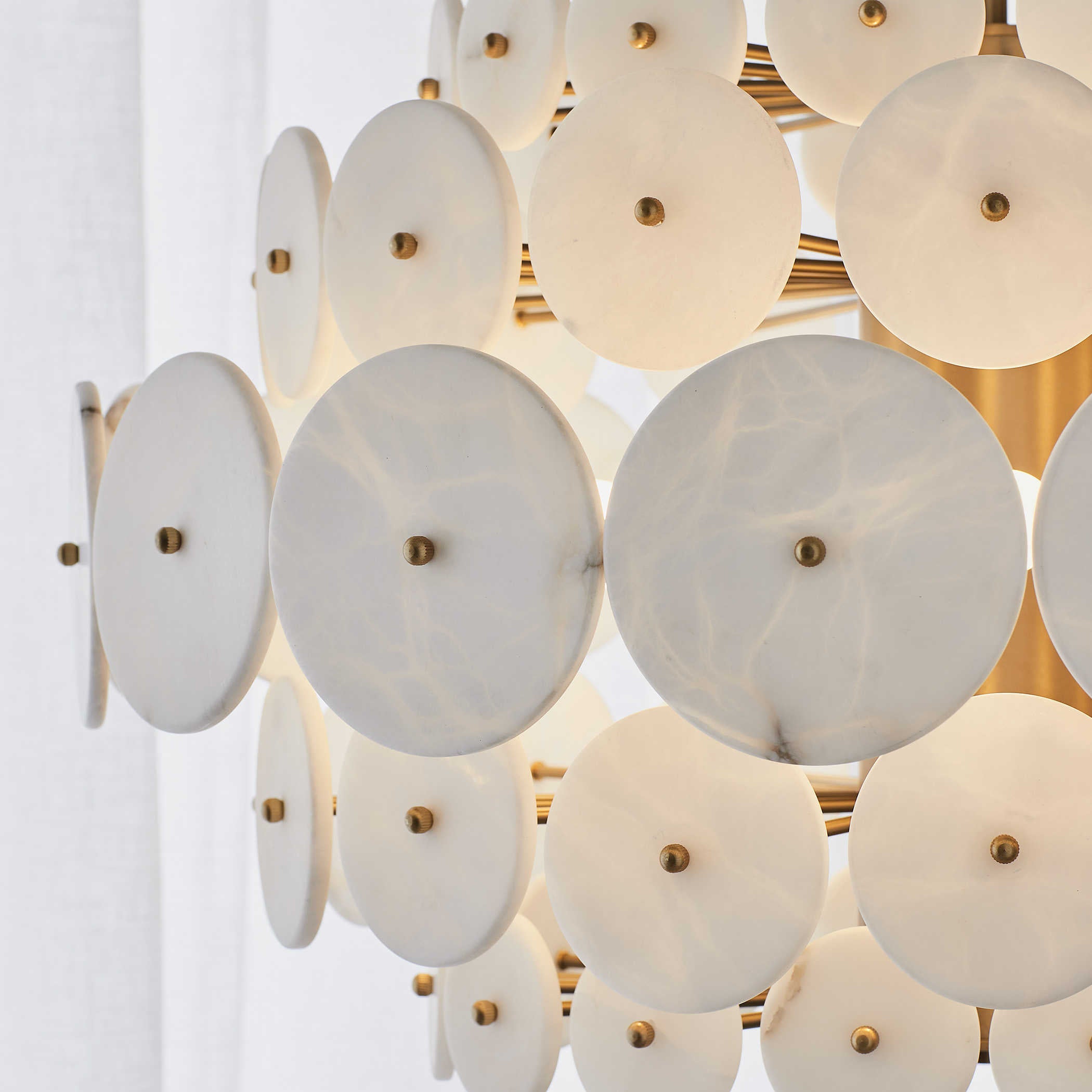 Uttermost Alabaster Radiance 8 Light Pendant