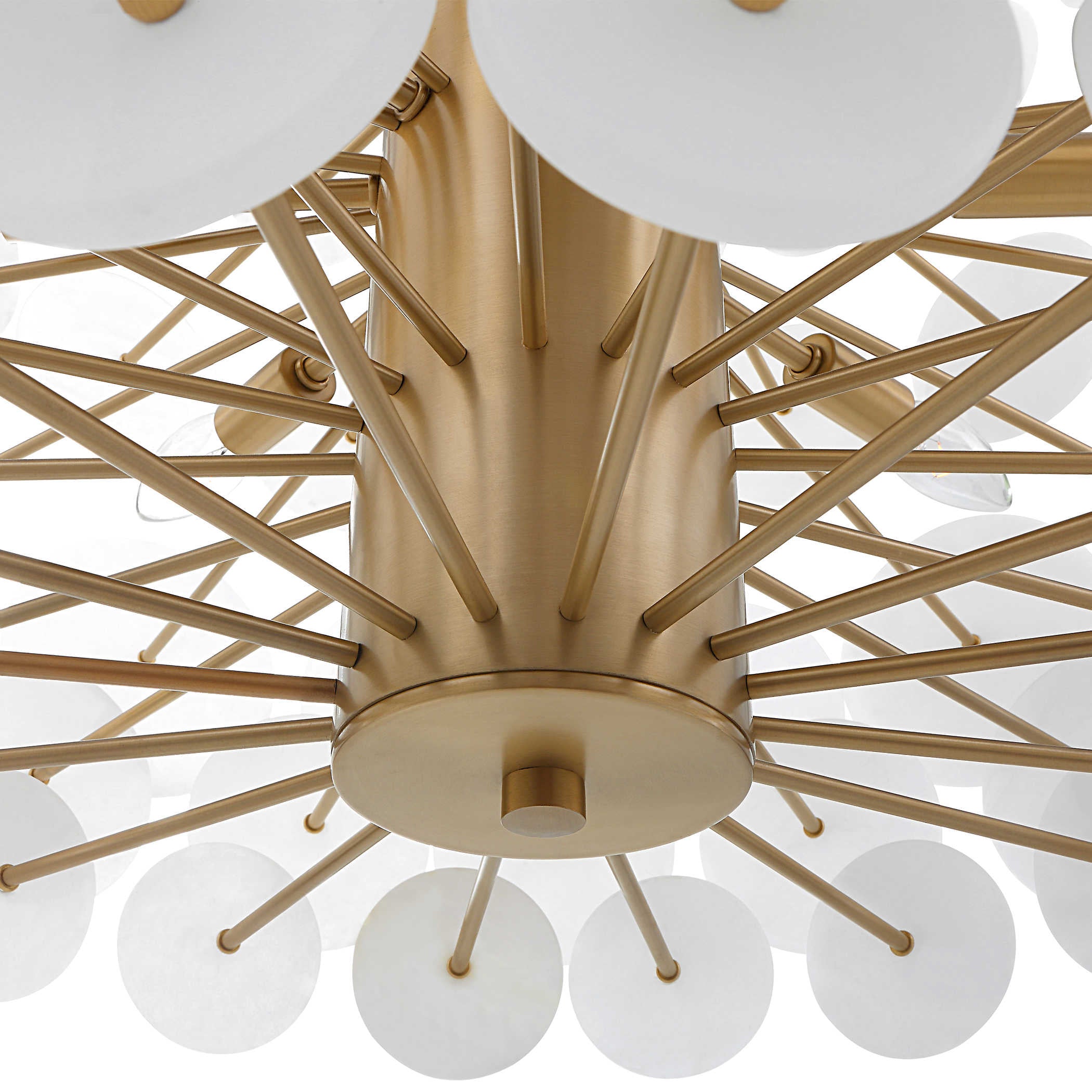 Uttermost Alabaster Radiance 8 Light Pendant