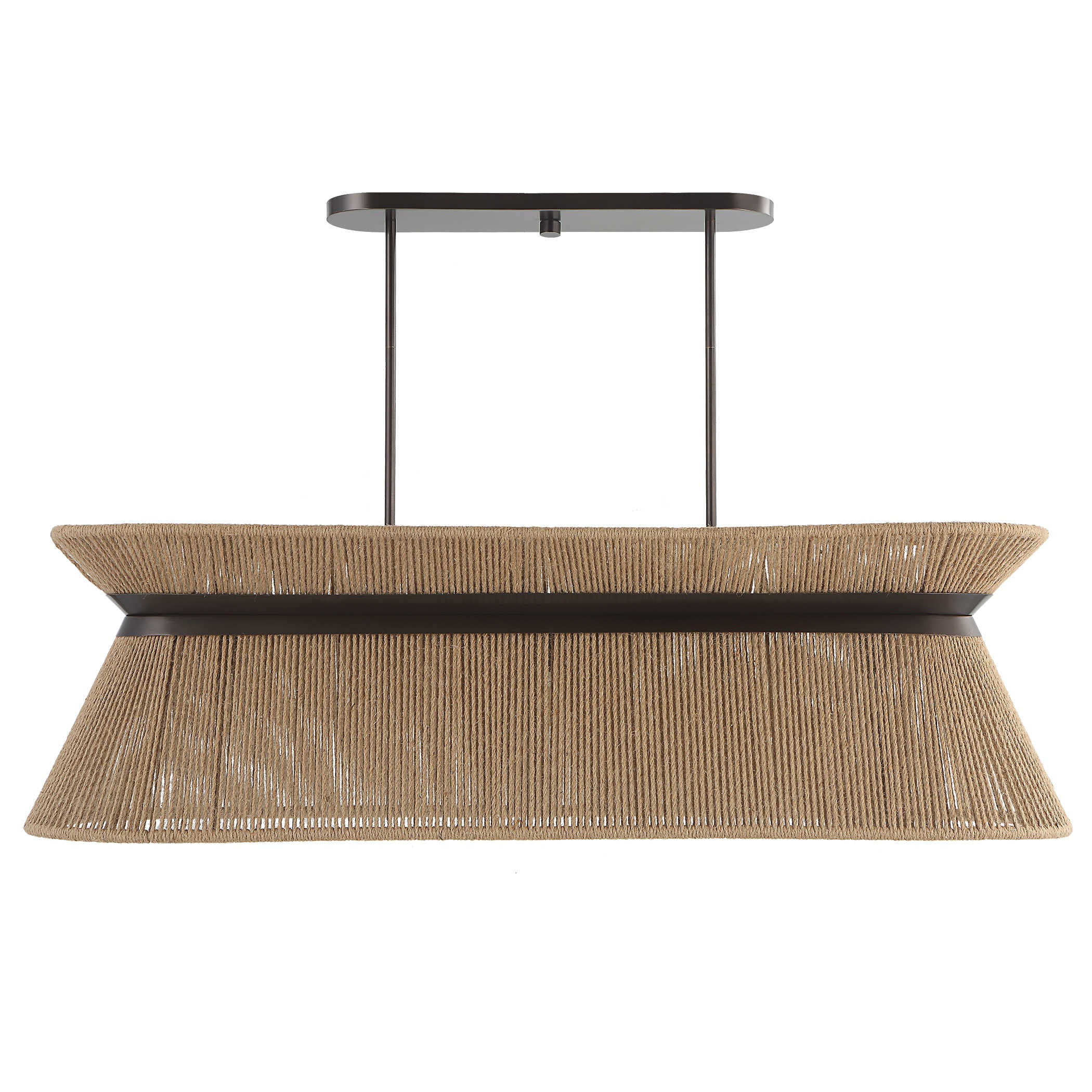 Uttermost Highly Strung 5 Light Linear Pendant in Natural