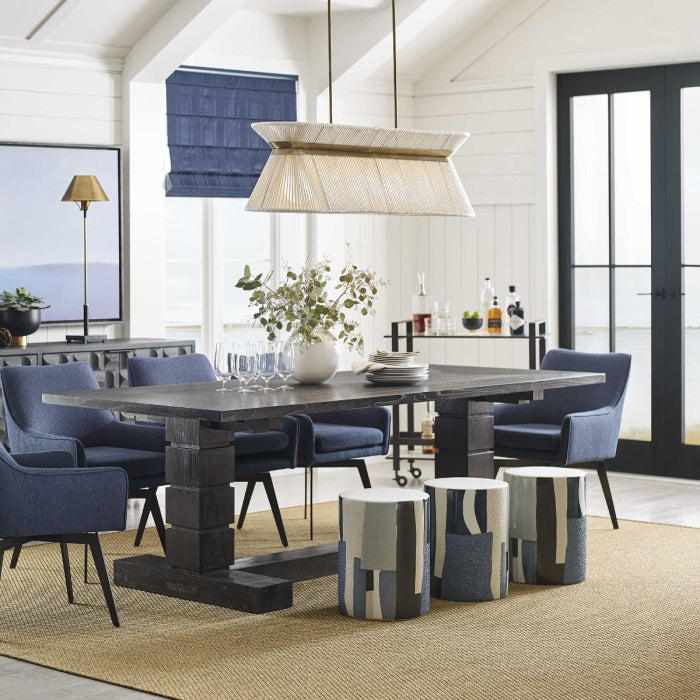 Uttermost Highly Strung 5 Light Linear Pendant in White