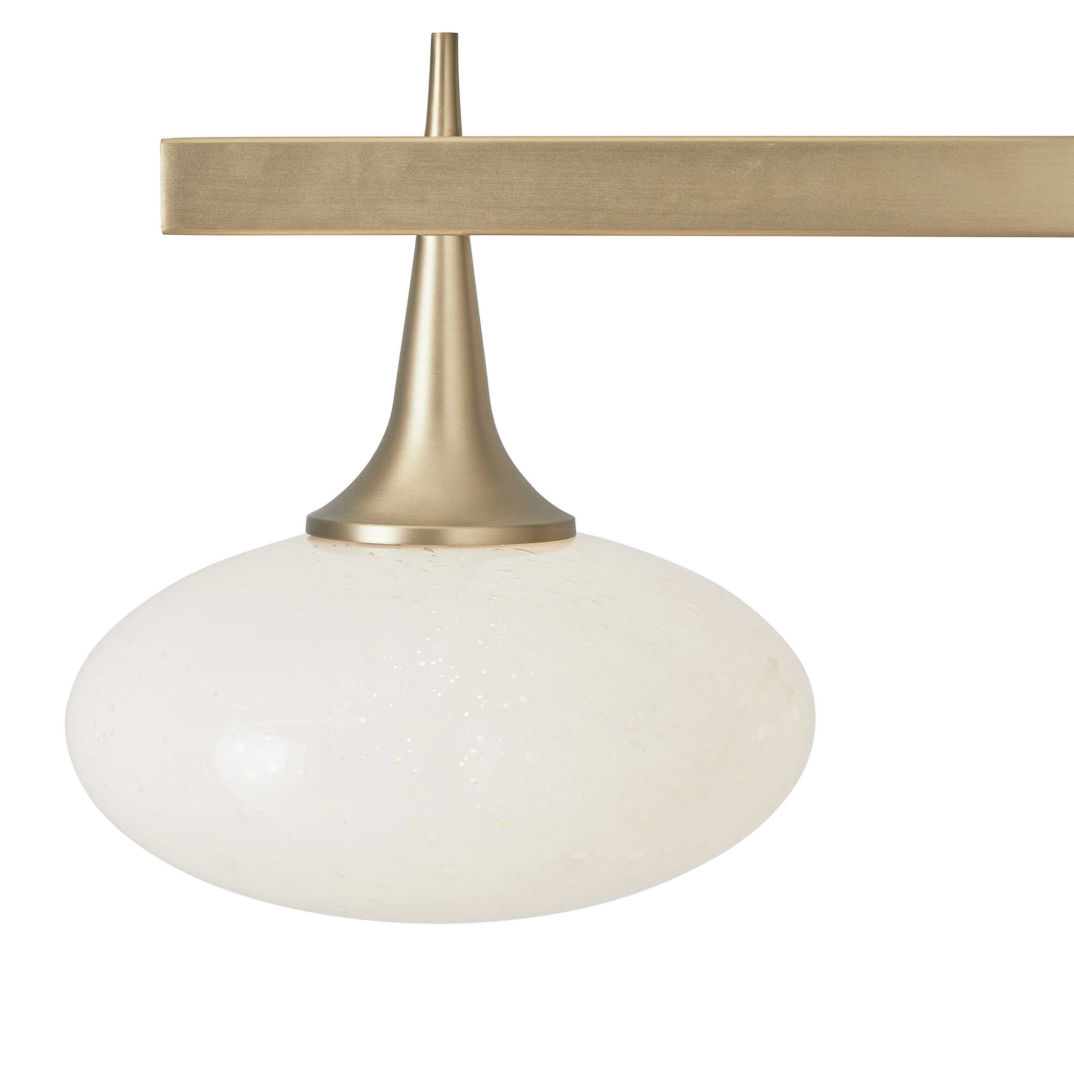 Uttermost Suspension 6 Light Chandelier in Rich Brass