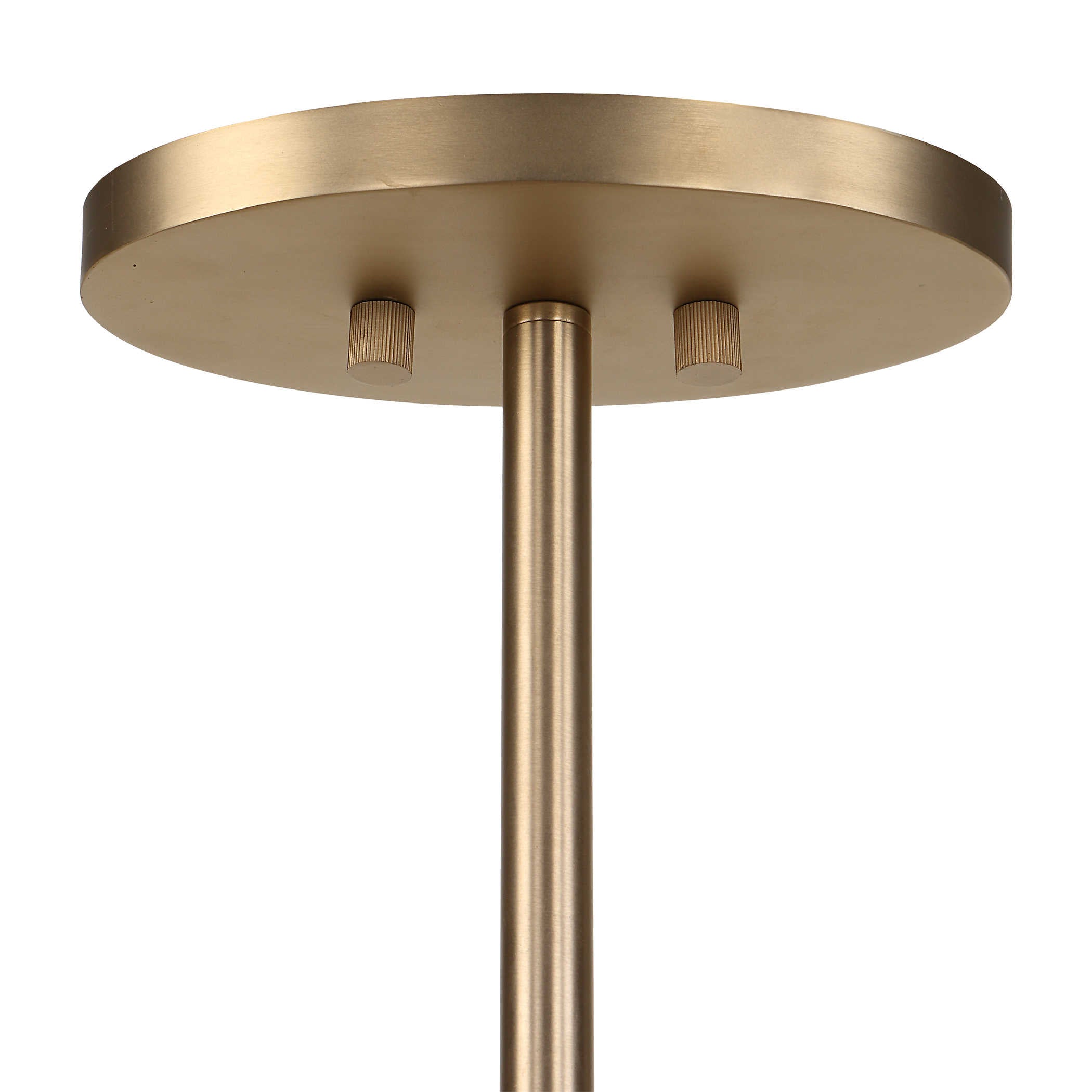Uttermost Seeded Shield 8 Light Chandelier