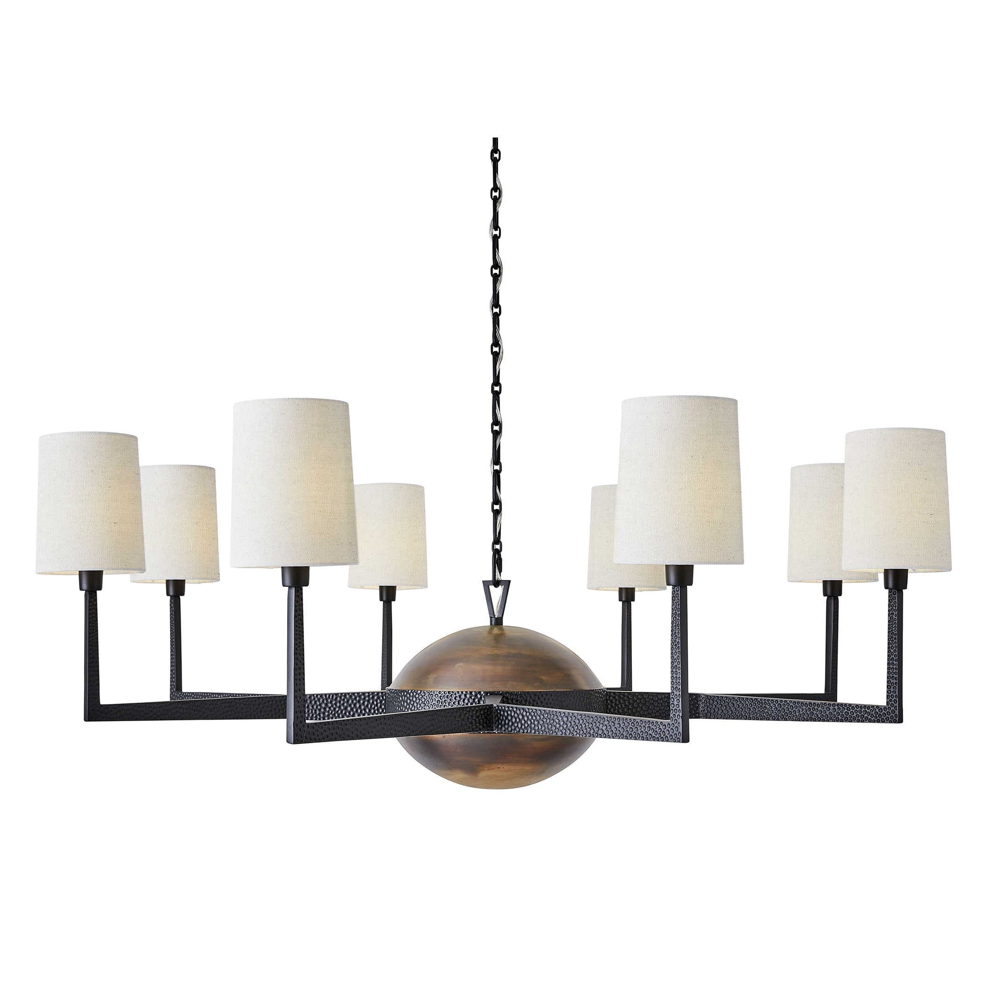 Open Arms 8 Light Chandelier