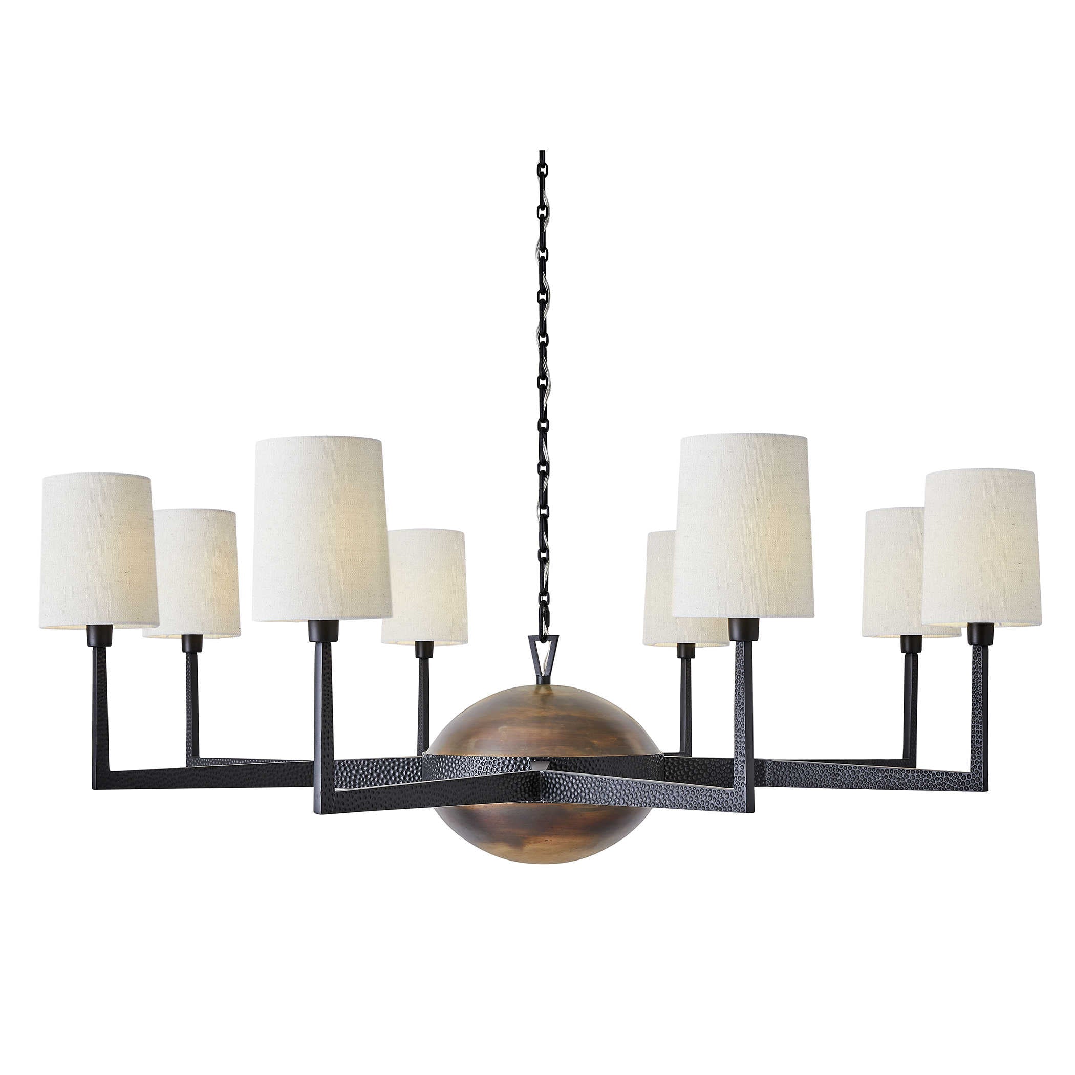 Open Arms 8 Light Chandelier