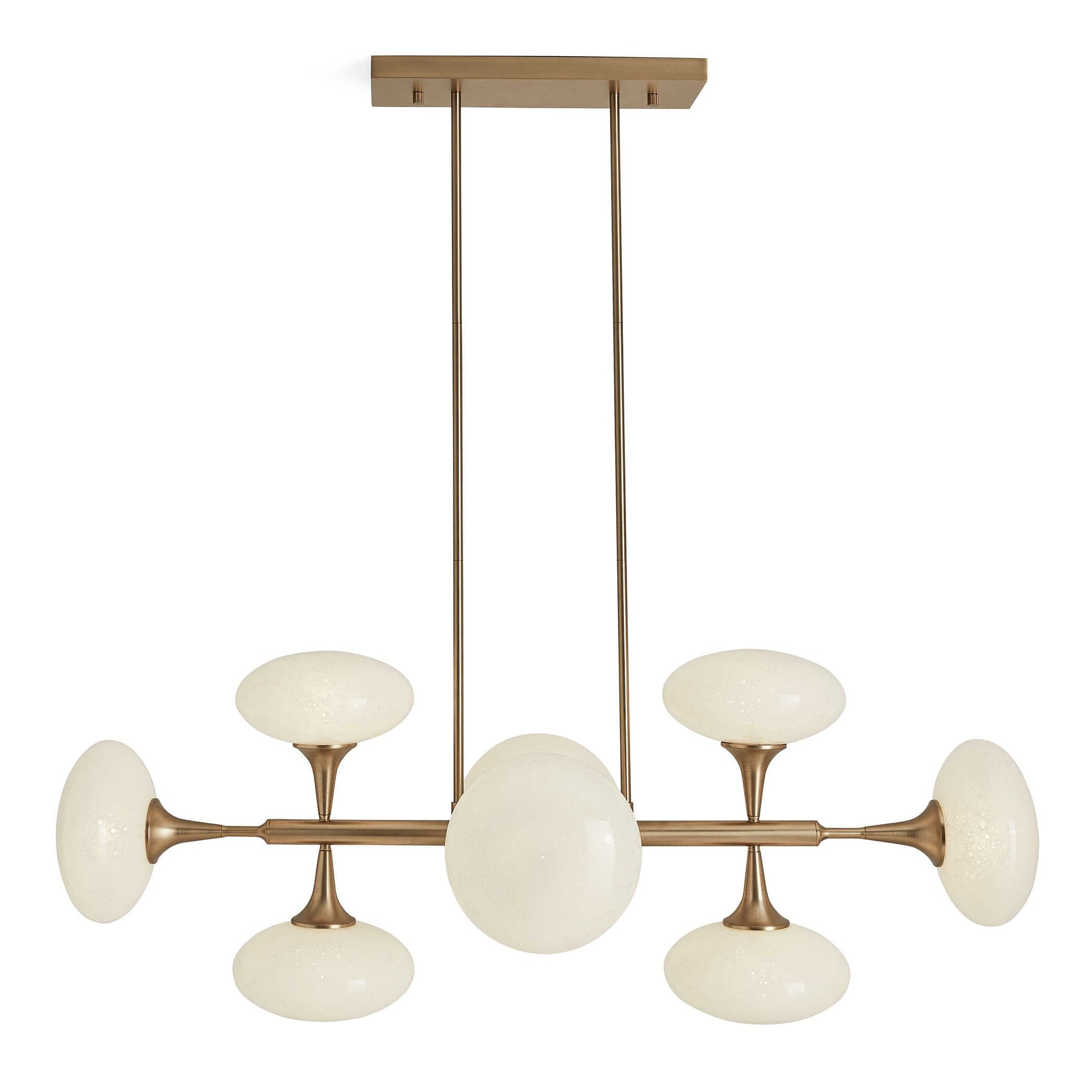 Vienna 8 Light Pendant in Brass