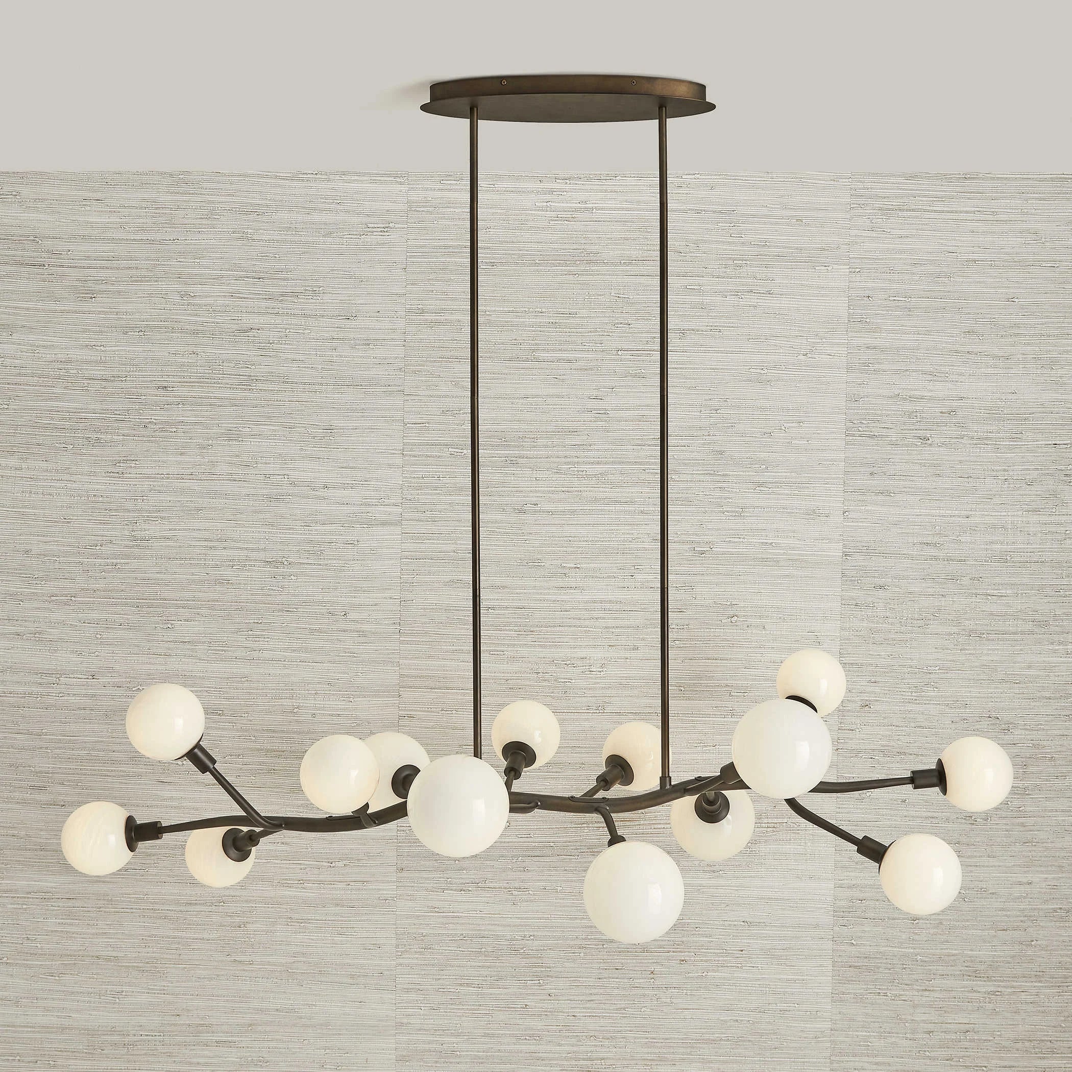 Uttermost Meandering 14 Light Pendant in Bronze