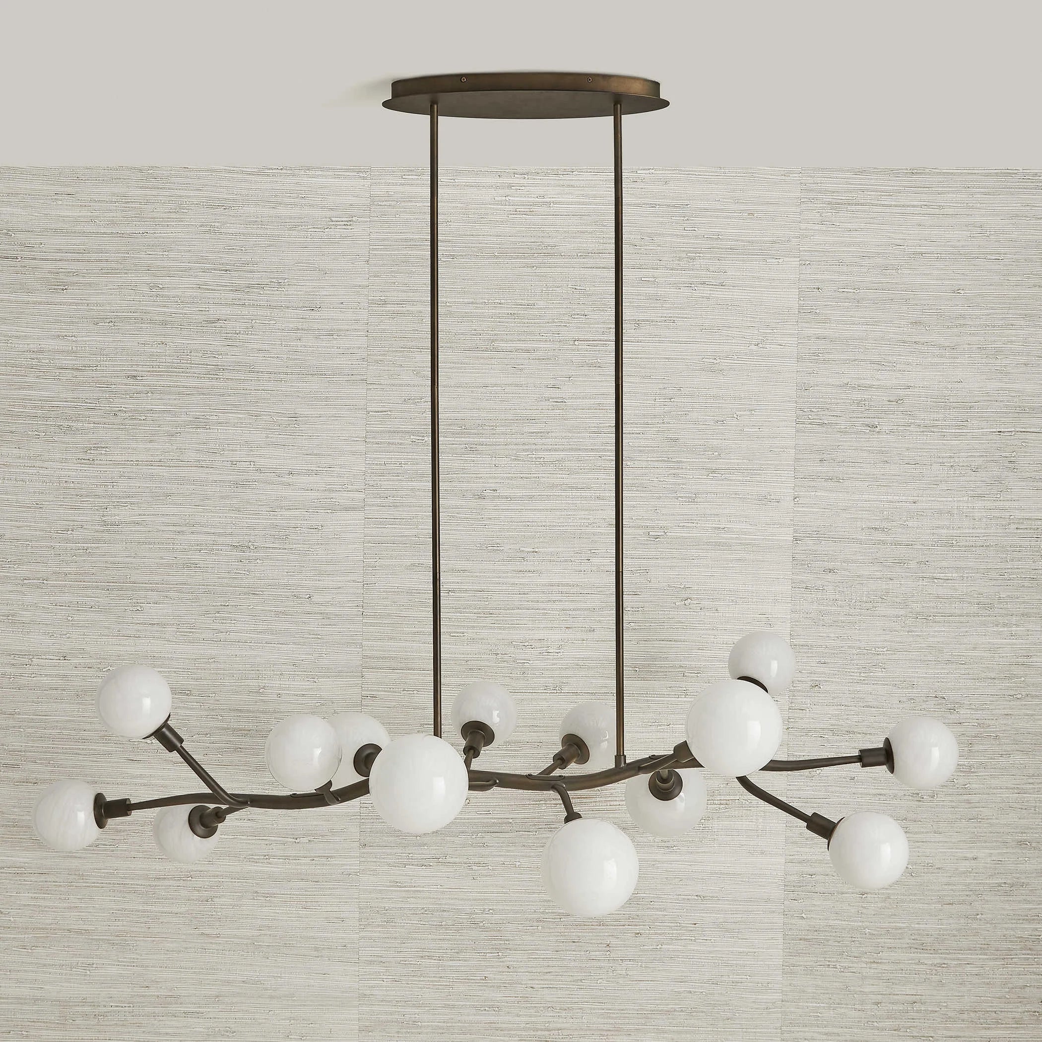 Uttermost Meandering 14 Light Pendant in Bronze