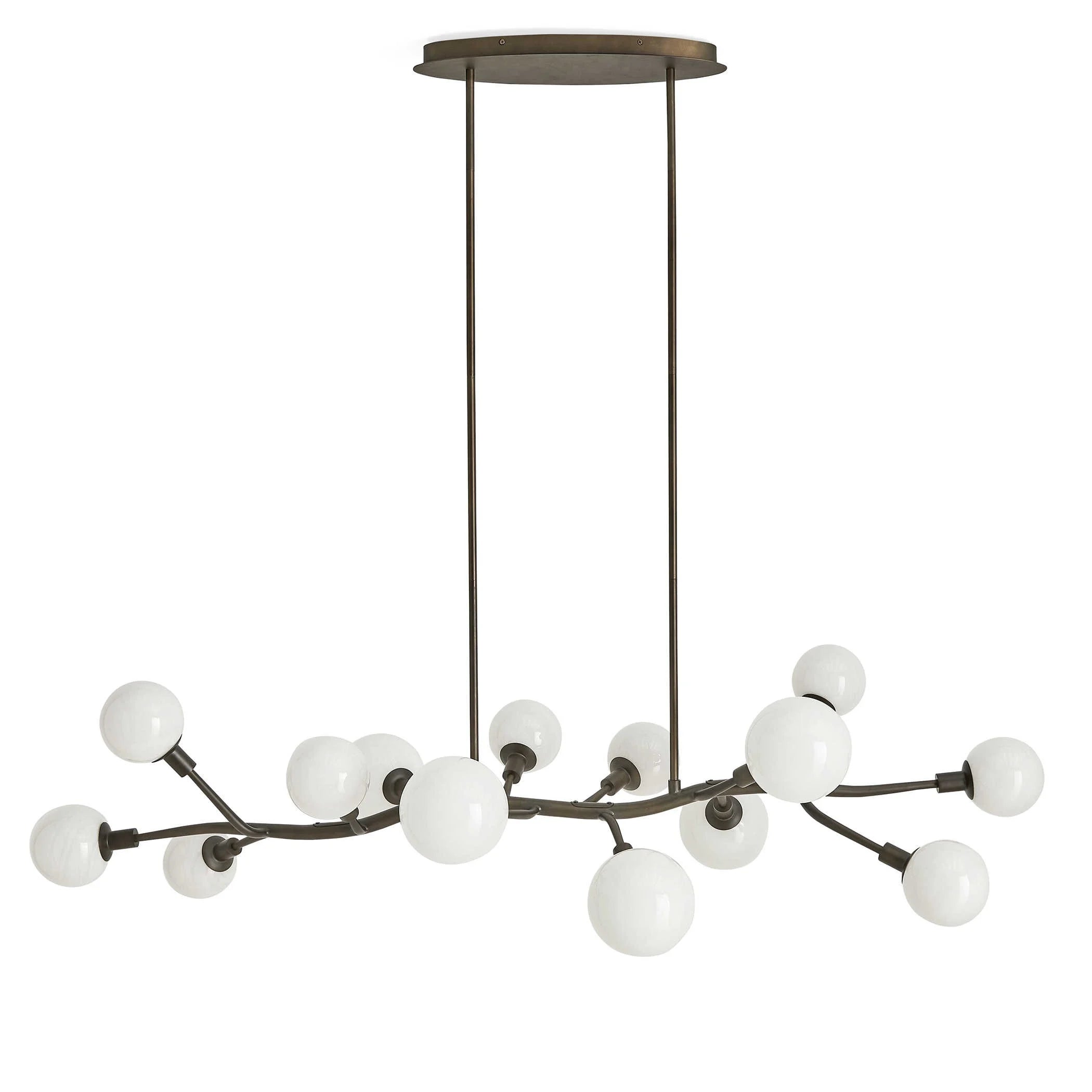 Uttermost Meandering 14 Light Pendant in Bronze