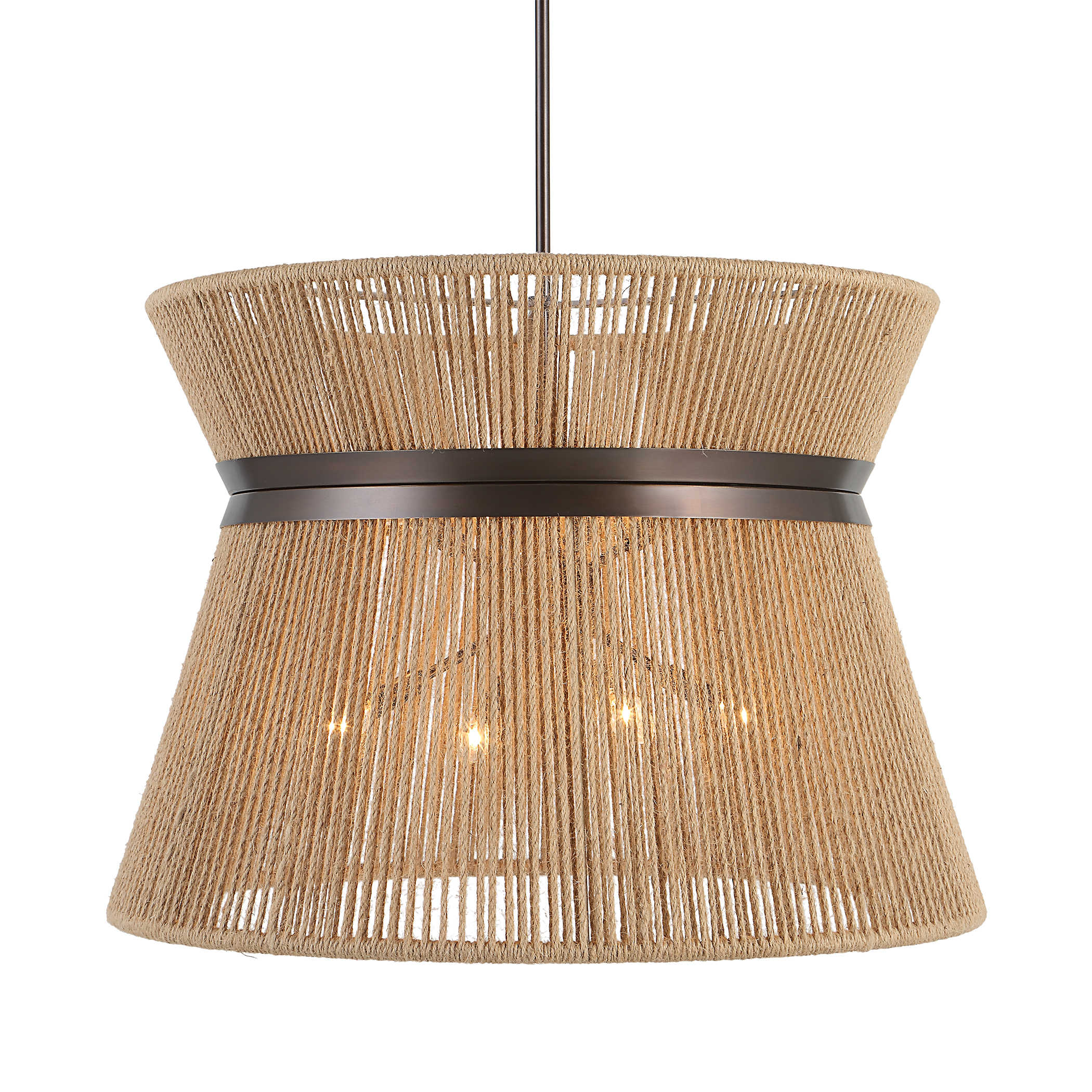 Highly Strung 8 Light Pendant in Natural