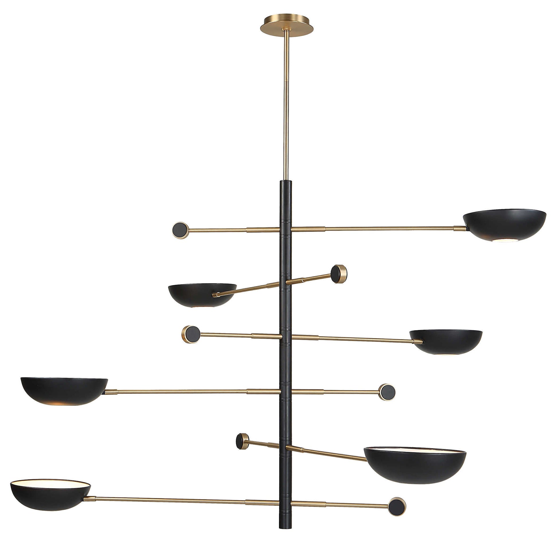 Swinger 6 Light Pendant in Black