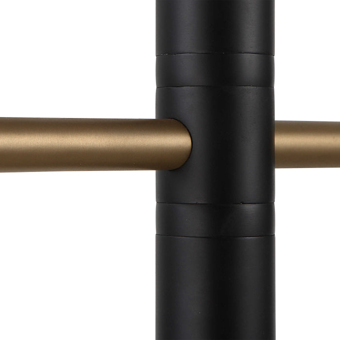 Uttermost Swinger 3 Light Pendant in Black