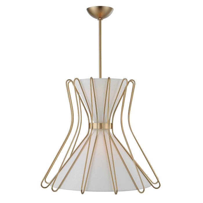 Uttermost Boomerang Pendant in Brass - Medium