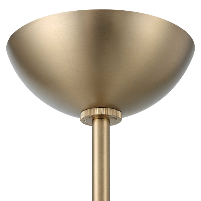Uttermost Boomerang Pendant in Brass - Medium