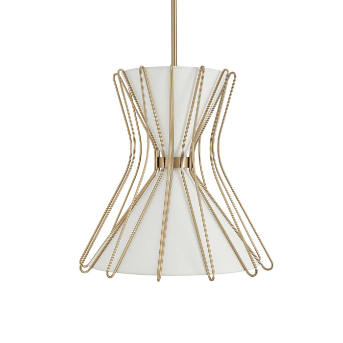 Uttermost Boomerang Pendant in Brass - Small
