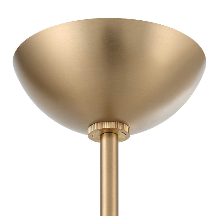 Uttermost Boomerang Pendant in Brass - Small