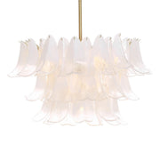 White Lotus 10 Light Pendant