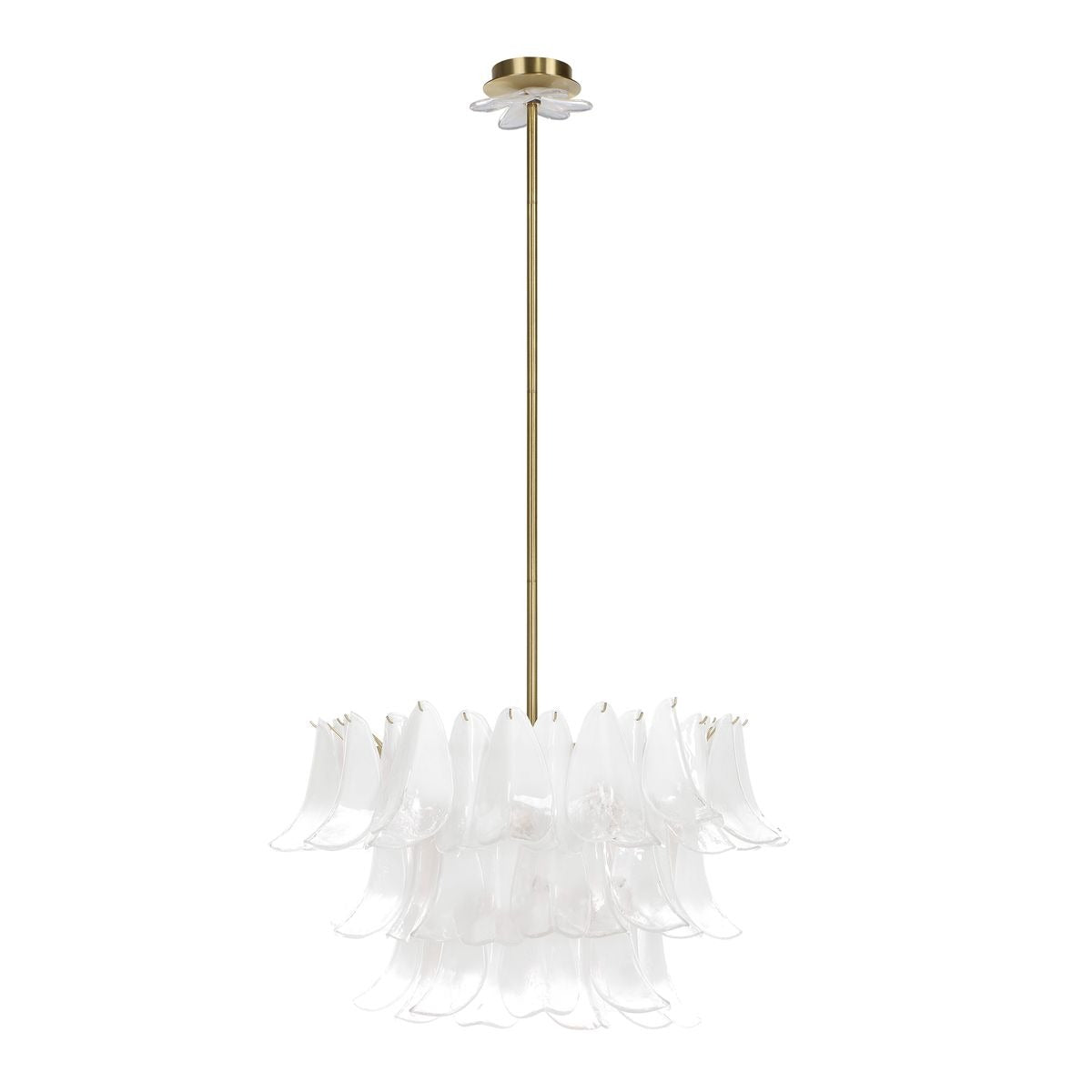 Uttermost White Lotus 10 Light Pendant
