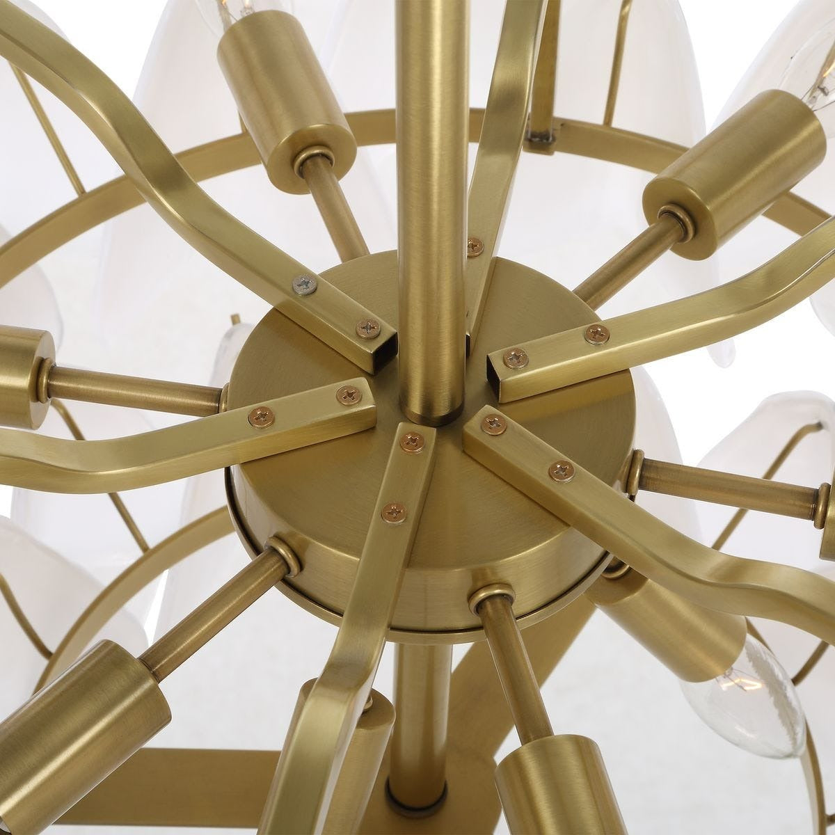 Uttermost White Lotus 10 Light Pendant