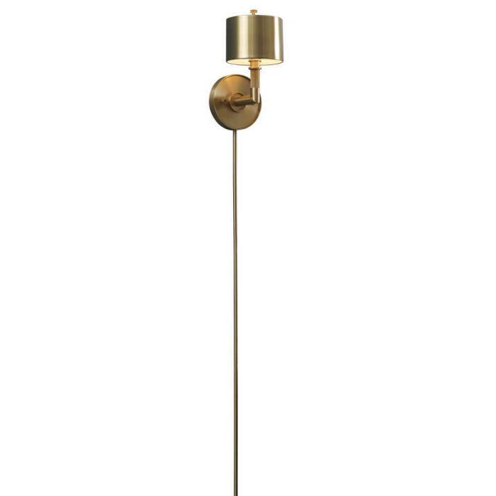 Uttermost Knurl Wall Light - Brass
