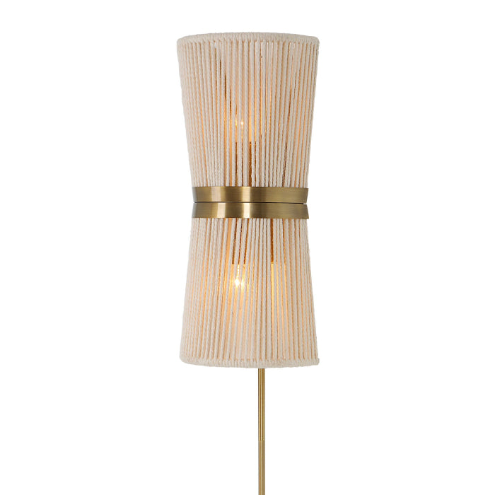 Uttermost Highly Strung Wall Light White