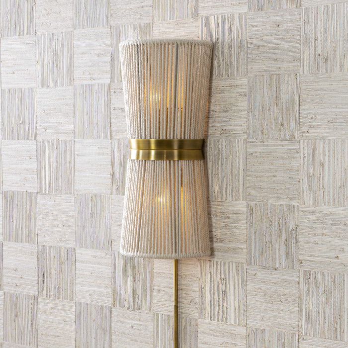 Uttermost Highly Strung Wall Light White