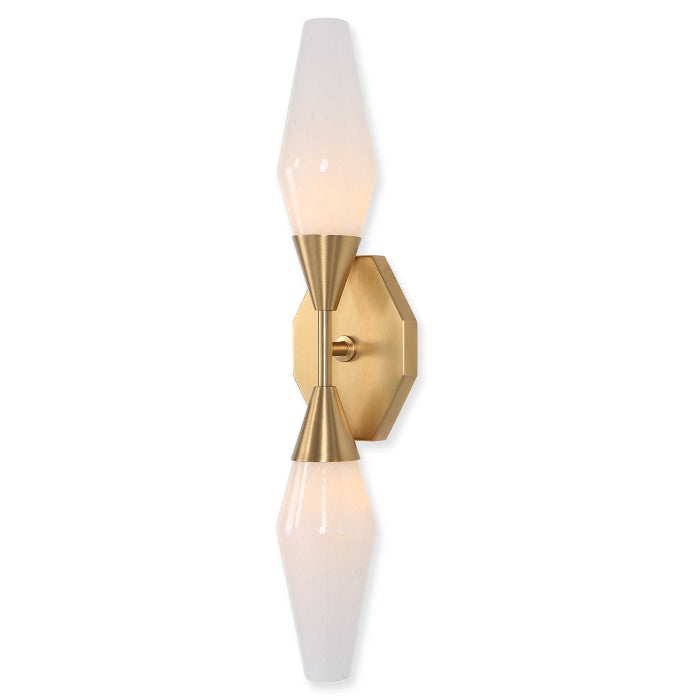 Uttermost Agapanthus Wall Light Brass
