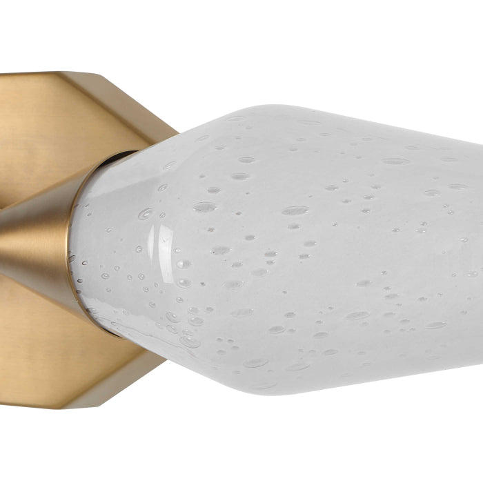 Uttermost Agapanthus Wall Light Brass