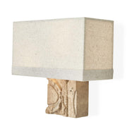 Icon Neutral Travertine Wall Light 