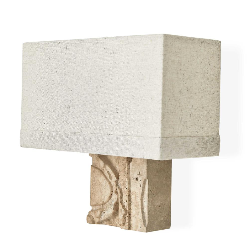 Uttermost Icon Neutral Travertine Wall Light