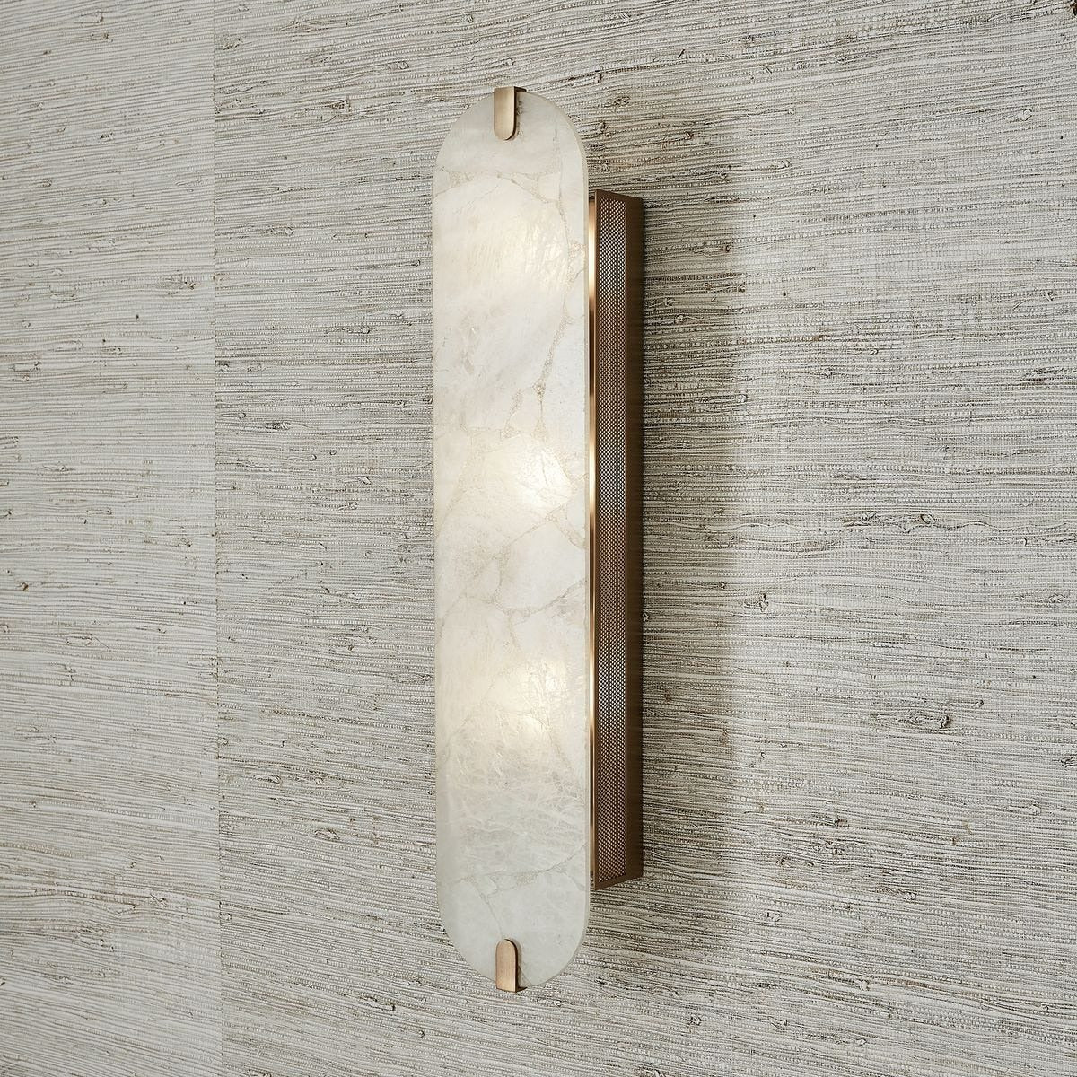 Uttermost Lustrous 3 Light Wall Sconce in Crystal