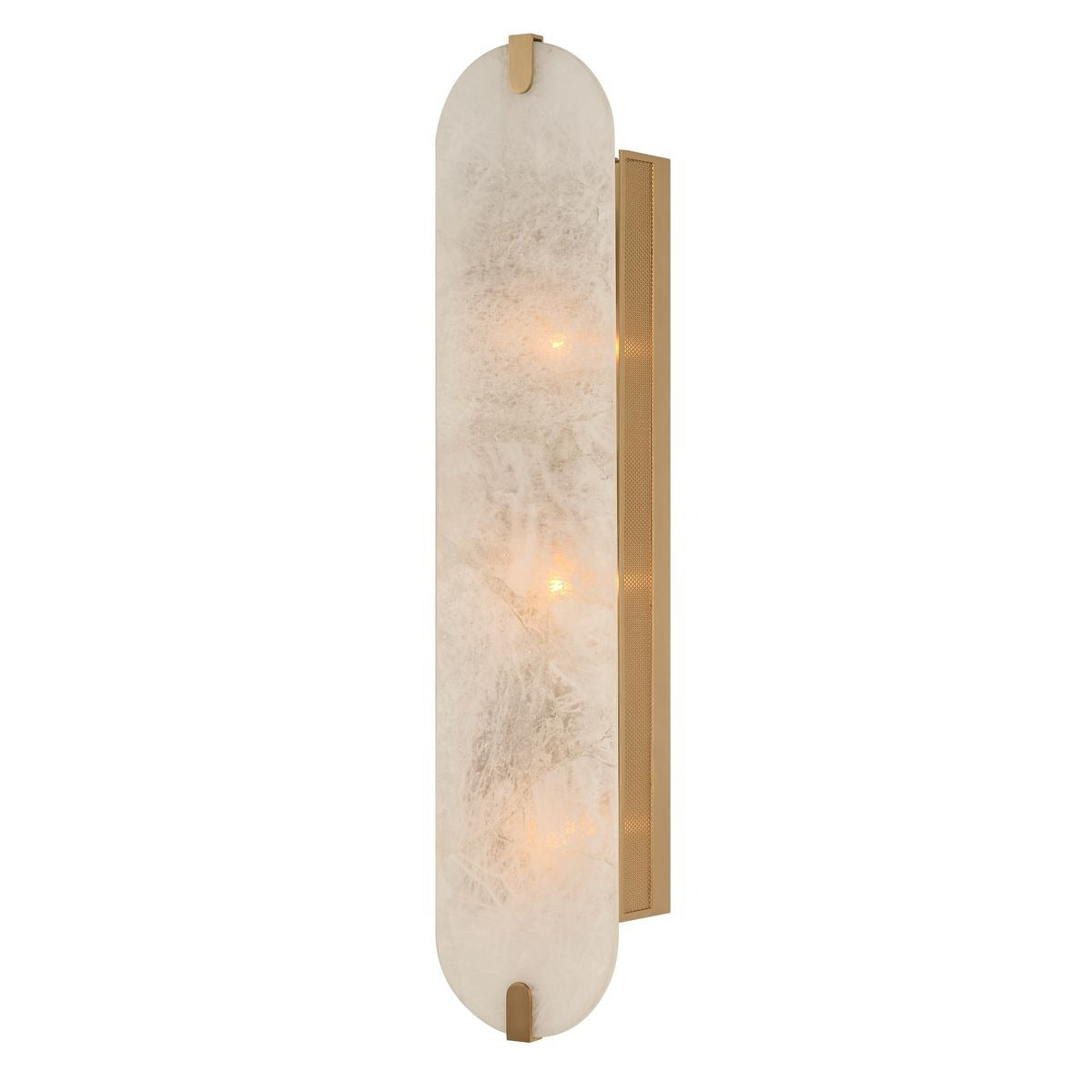 Uttermost Lustrous 3 Light Wall Sconce in Crystal