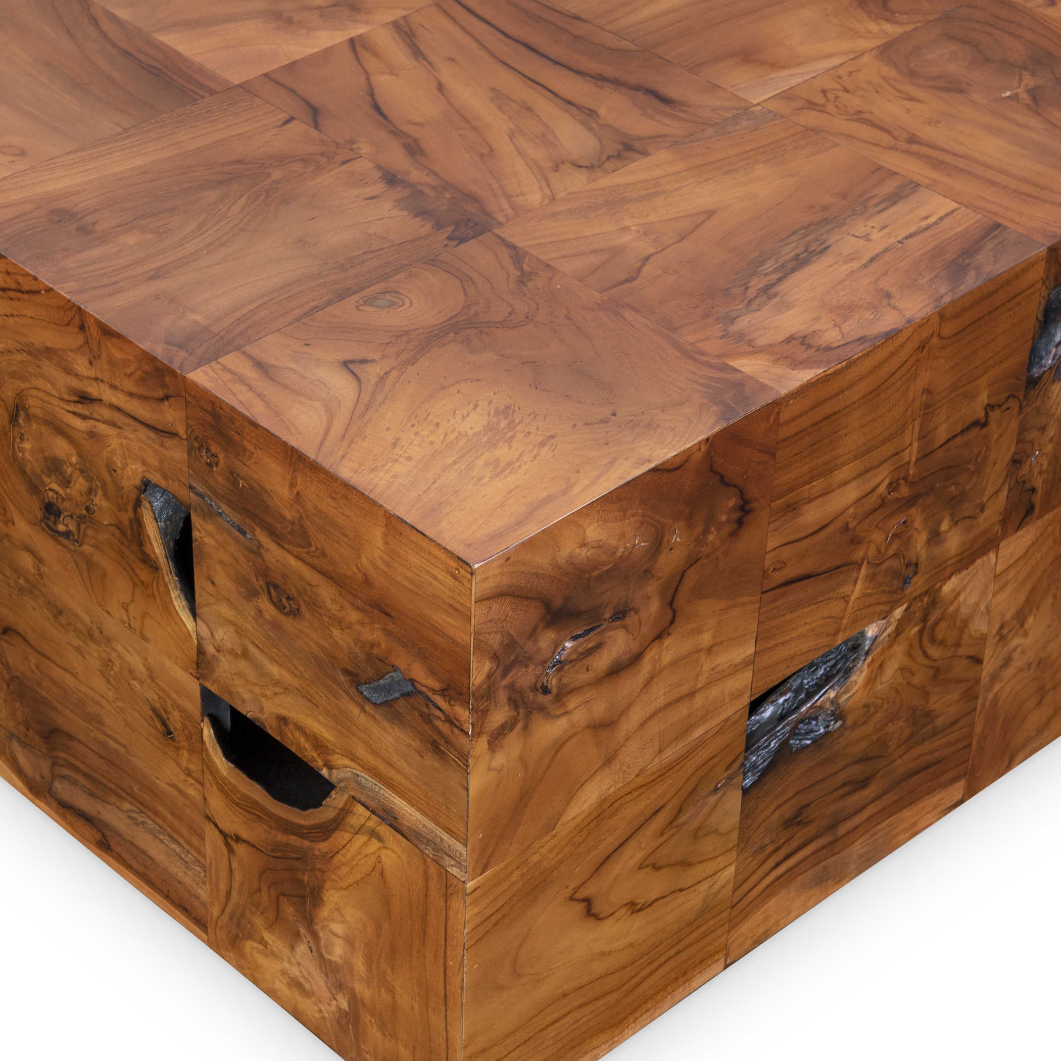 Uttermost Teak Tac Toe Coffee Table - Carmel