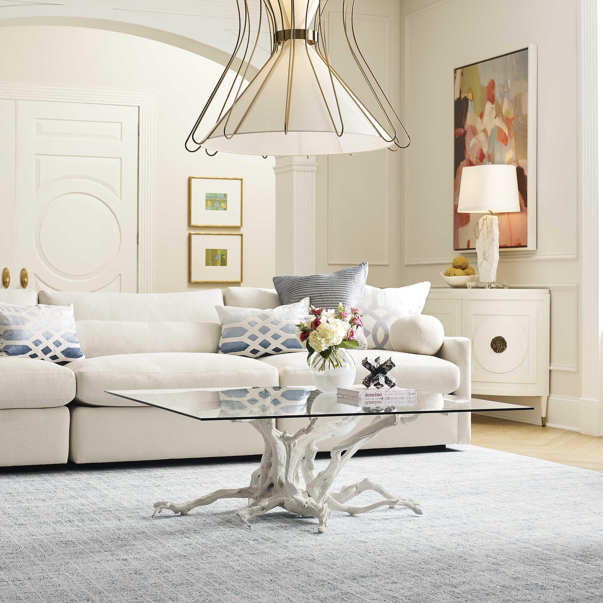 Uttermost Big Sur Coffee Table - White