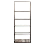 Floating Plane Etagere in Bronze