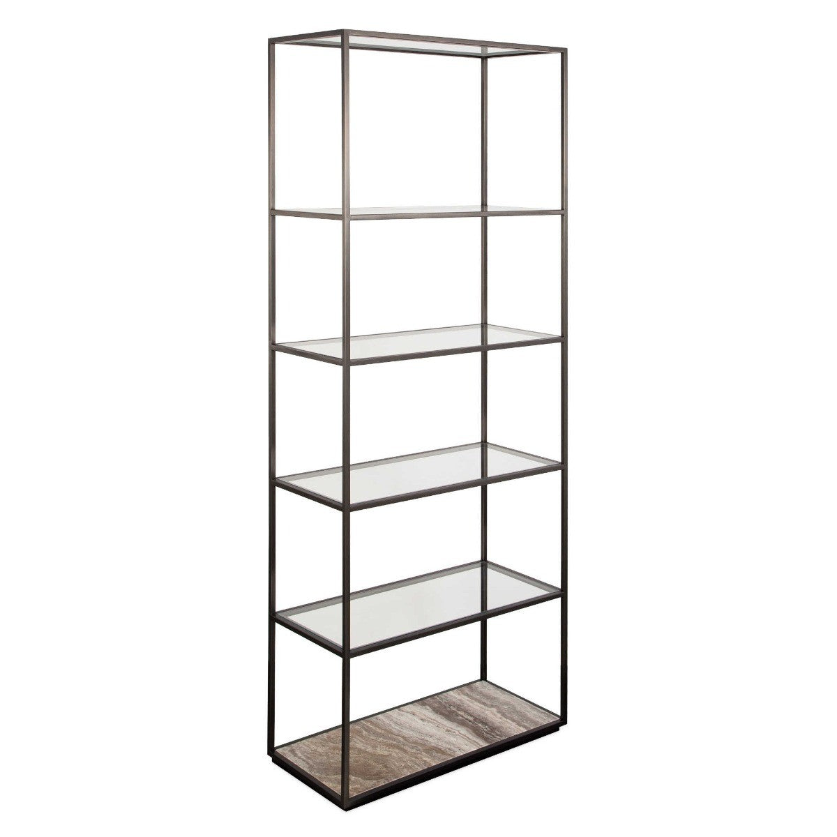 Uttermost Floating Plane Etagere in Bronze