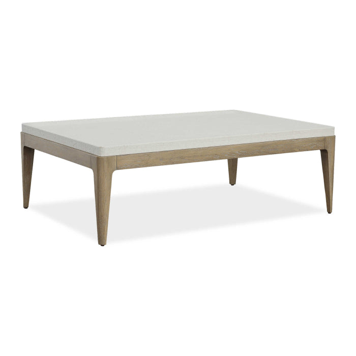 Uttermost White Linen Coffee Table