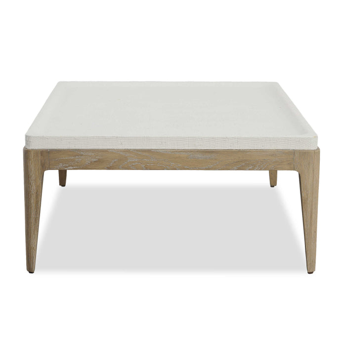 Uttermost White Linen Coffee Table