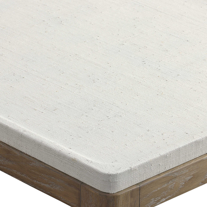 Uttermost White Linen Coffee Table