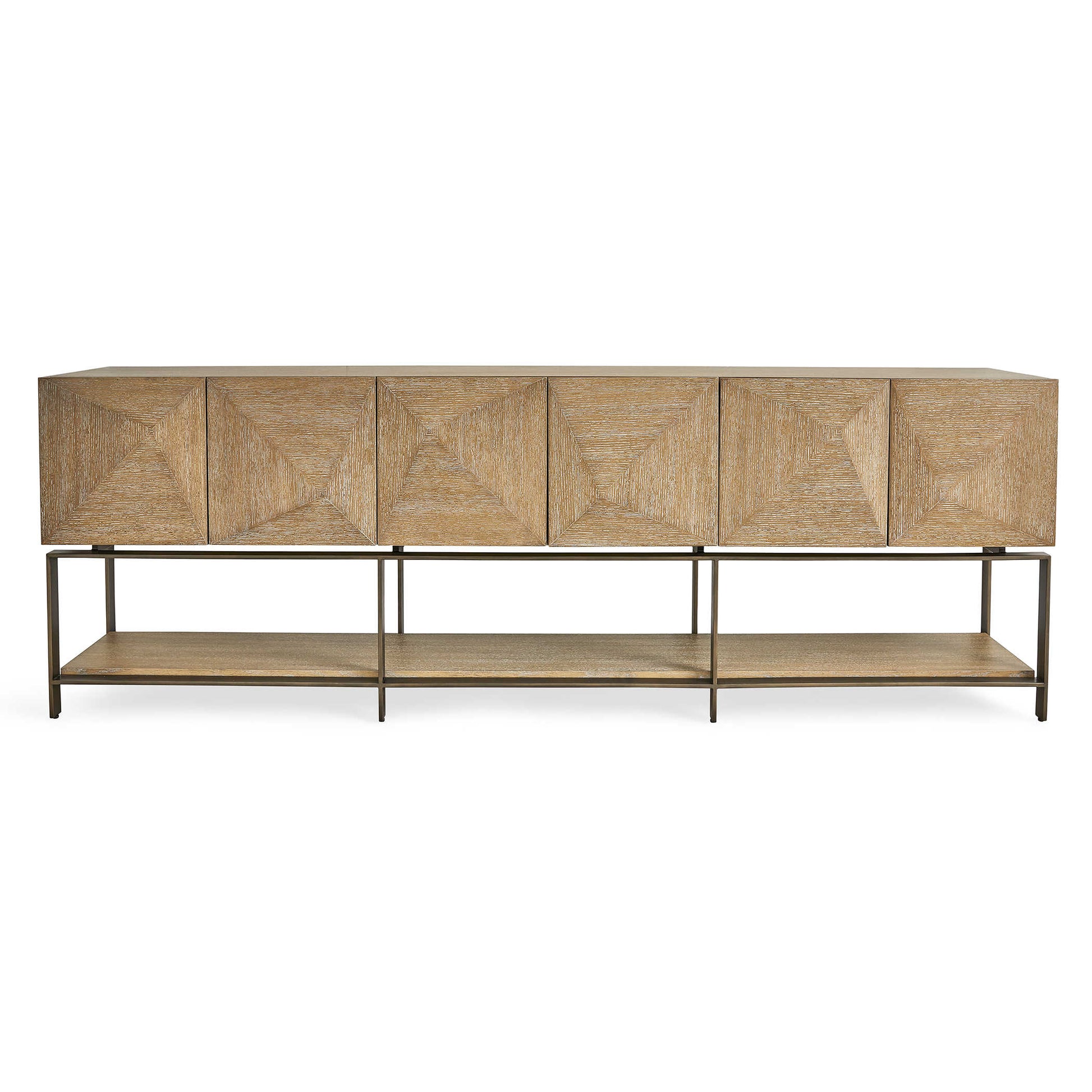 Trapezoid 6 Door Cabinet