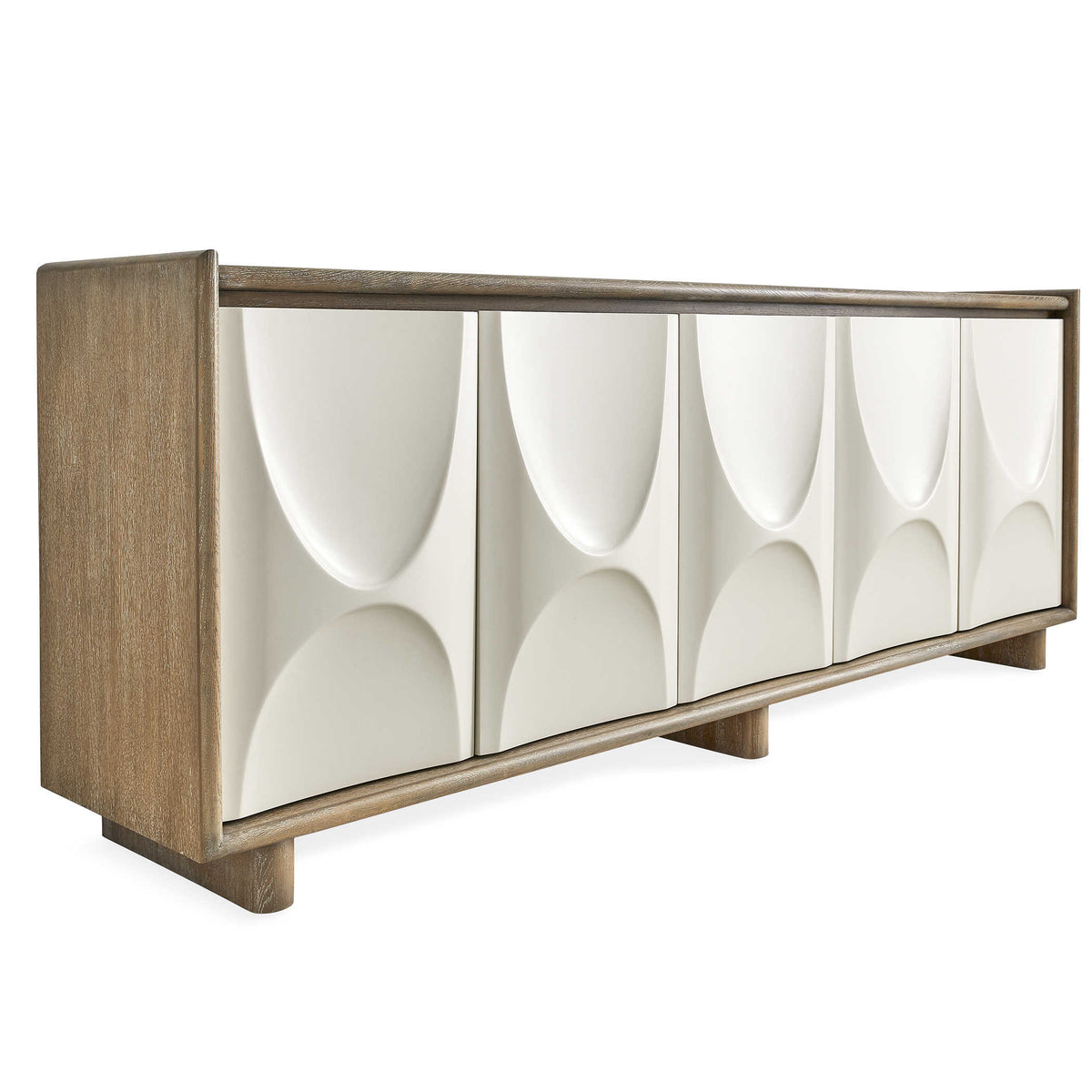 Uttermost Swoosh 5 Door Cabinet